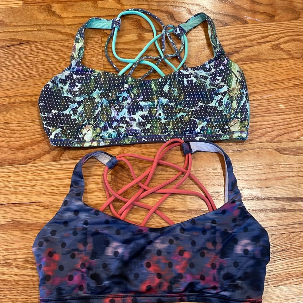 Lot of two lululemon free to be wild bras